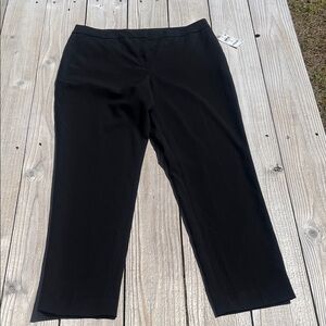 Bar III Black Cropped Pull-On Ankle Pants